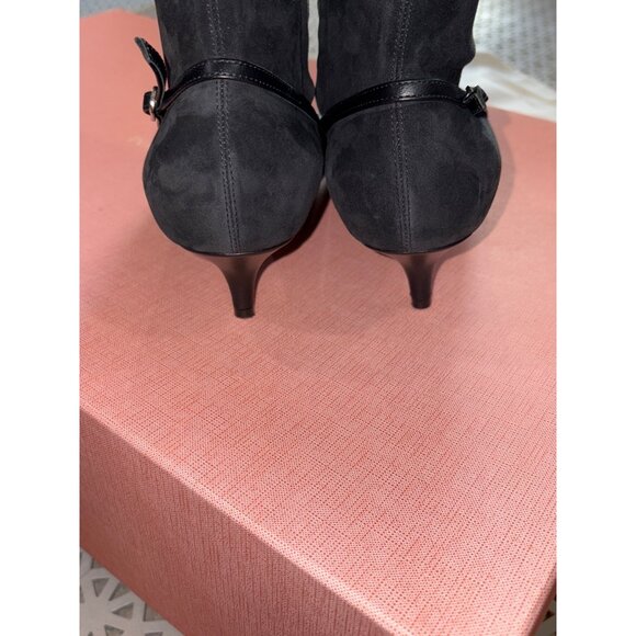 Magda Butrym Knee High Boots in Black 39 With Box Womens Suede Leather - Picture 8 of 13